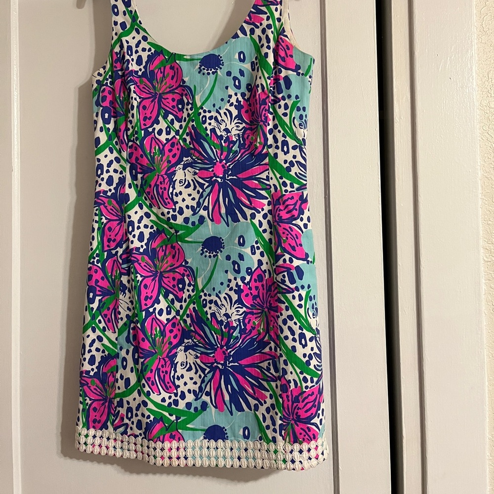 Lilly Pulitzer Leopard Multi Colored Dress Size 2